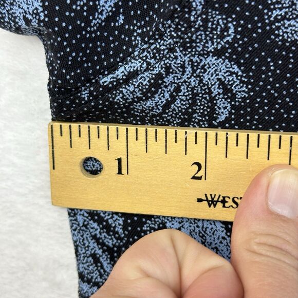 Nat Nast Button Down Shirt Blue Silk Short Sleeve Palm Tree Beach Men's Size XXL - Picture 10 of 16